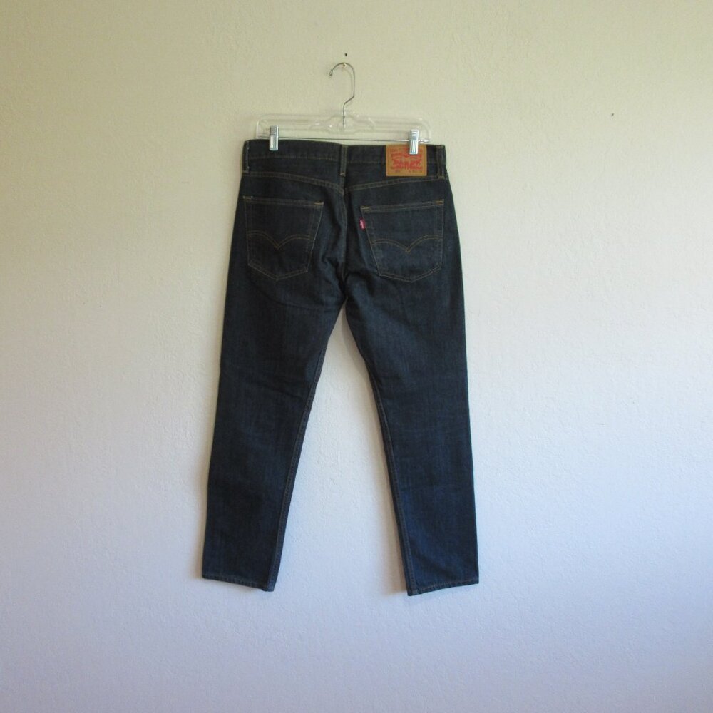 Levi's Dark Wash Blue 31 502 Straight Leg Jeans - Picture 2 of 6